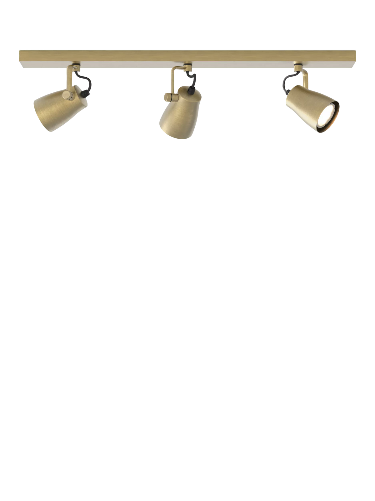 Astro Juno 3 spotlight ceiling bar metallic brass (British brand)