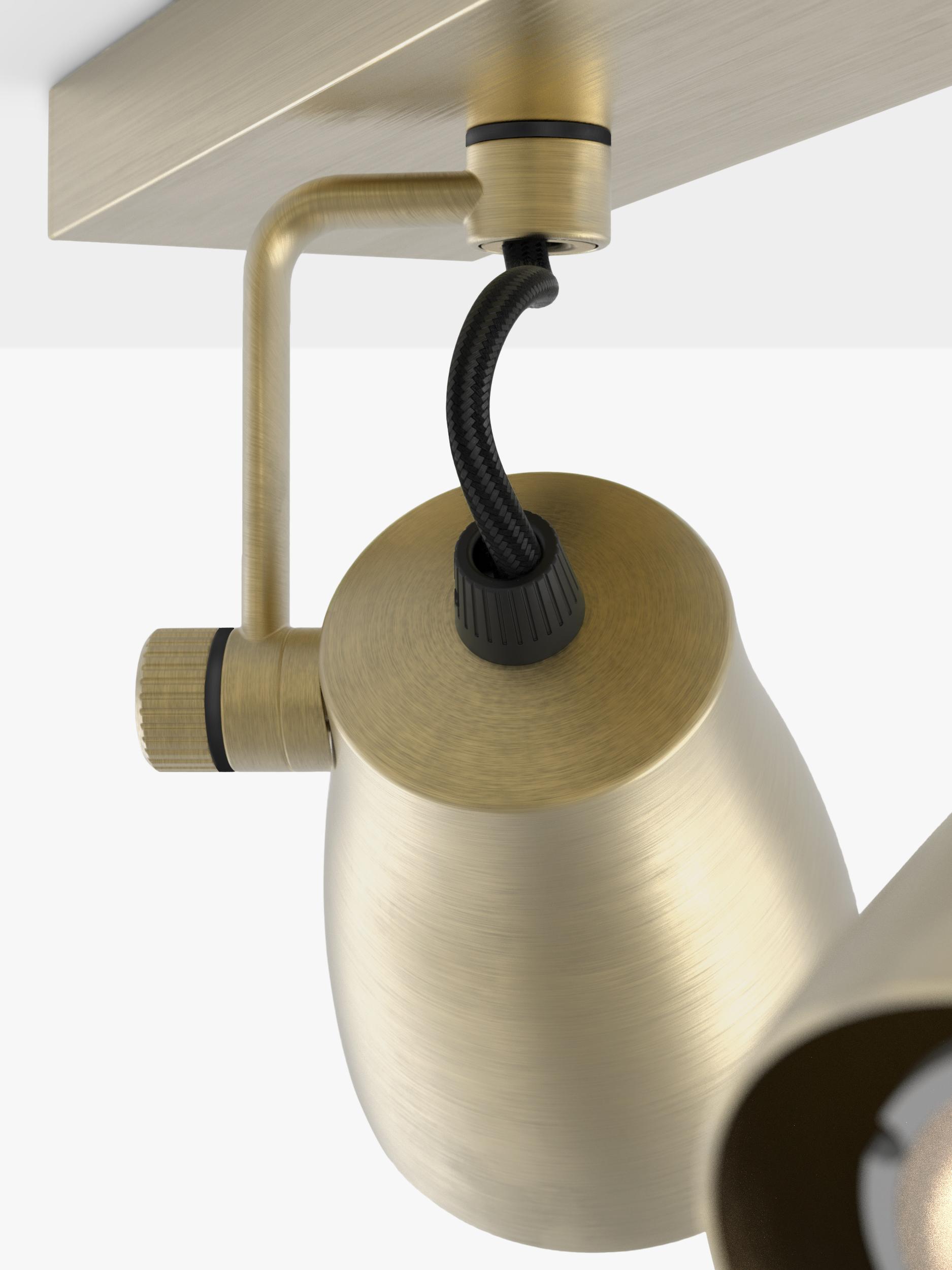 Astro Juno 3 spotlight ceiling bar metallic brass (British brand)