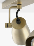 Astro Juno 3 spotlight ceiling bar metallic brass (British brand)