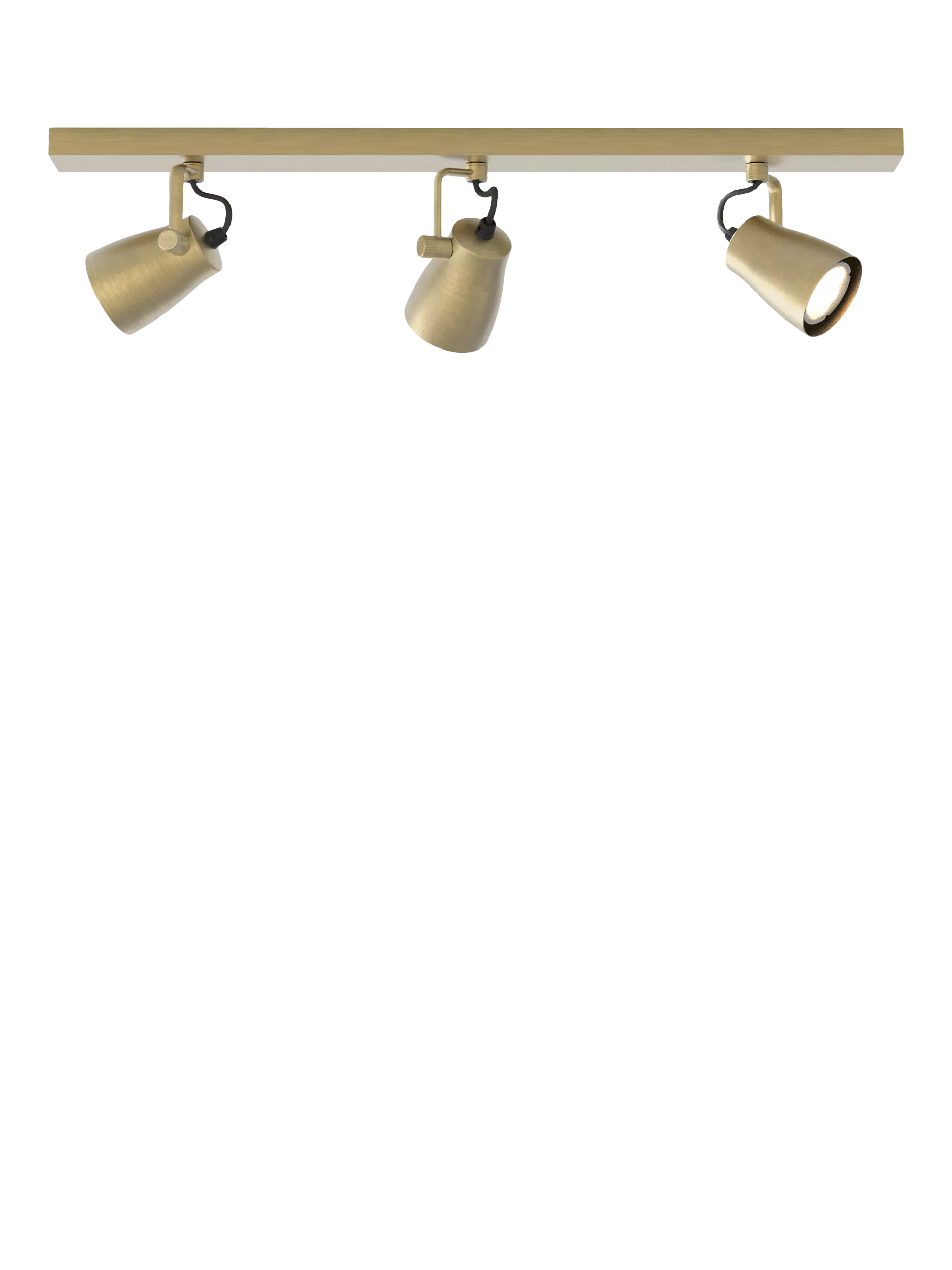 Astro Juno 3 spotlight ceiling bar metallic brass (British brand)