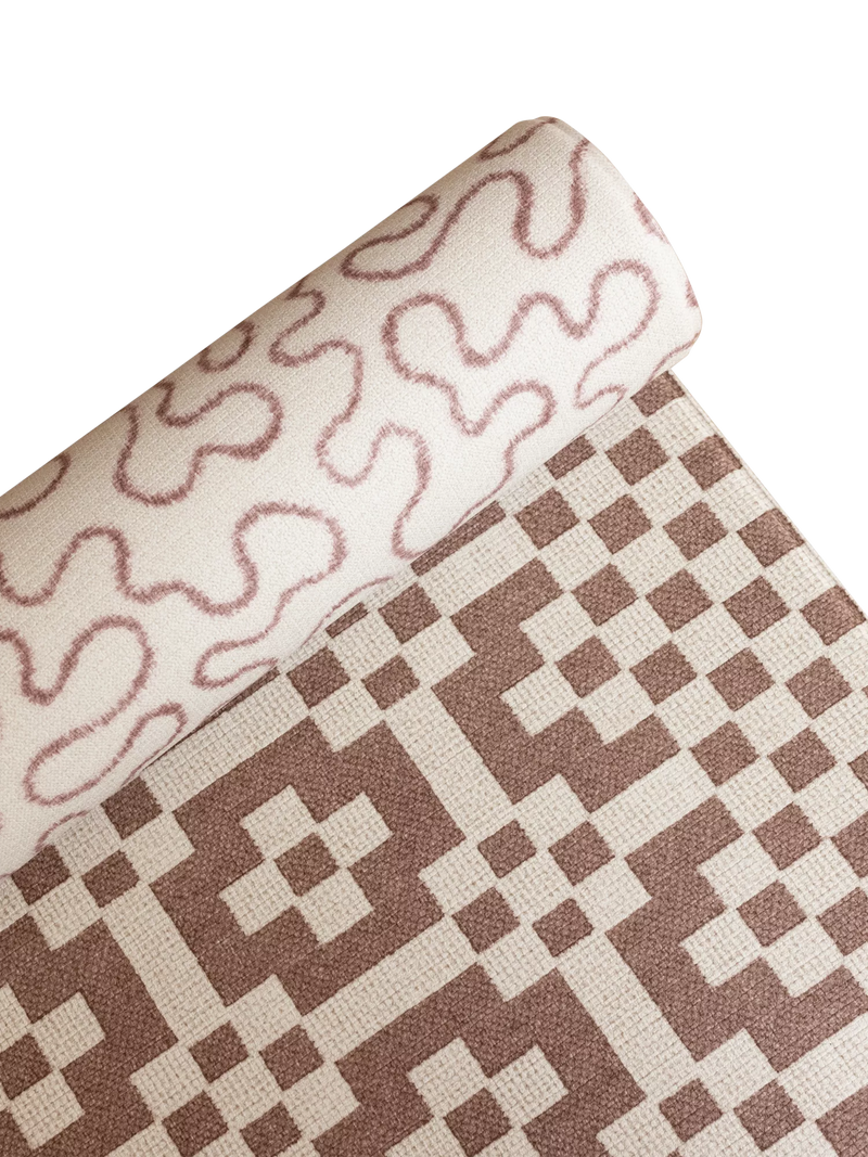 Totter + Tumble Brecon Weaver extra large reversible playmat 250x150cm, imported from the UK