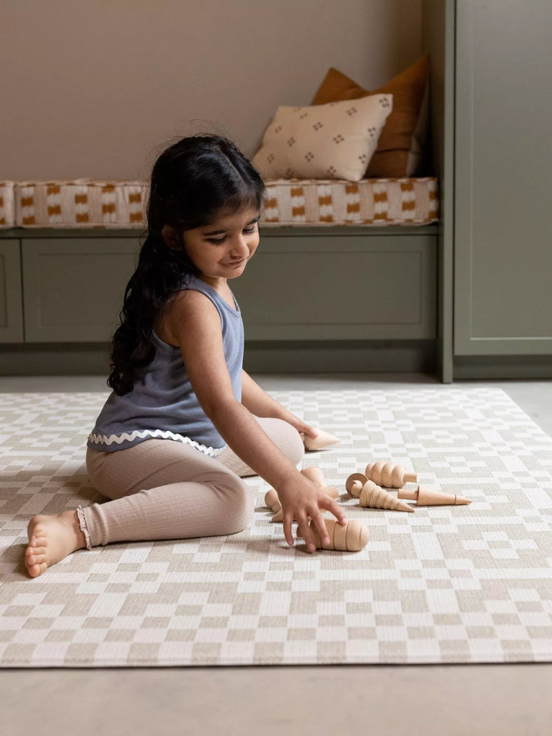 Totter and Tumble Pembroke and Holbein reversible playmat multi (British brand)