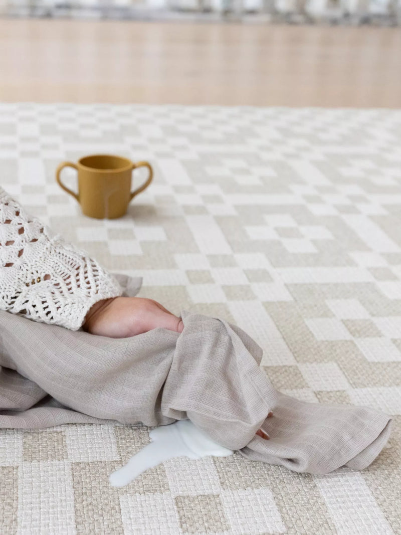 Totter and Tumble Pembroke and Holbein reversible playmat multi (British brand)