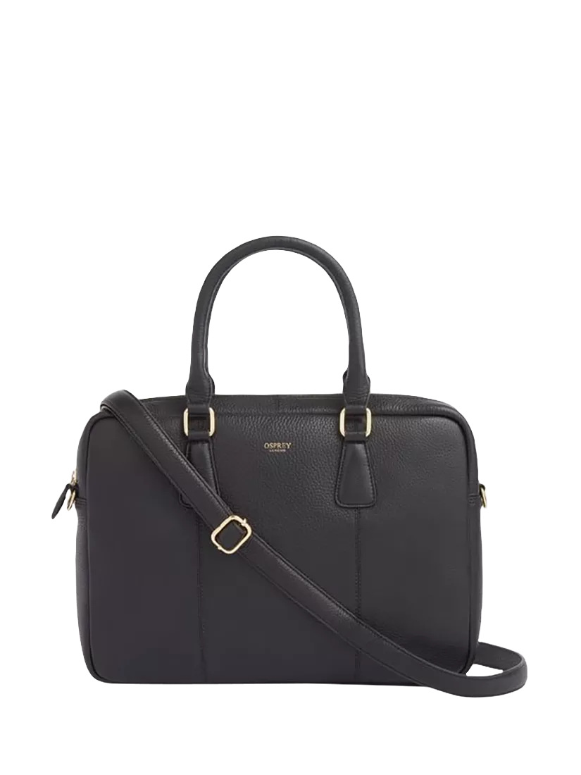OSPREY LONDON Adaline leather laptop bag - British product