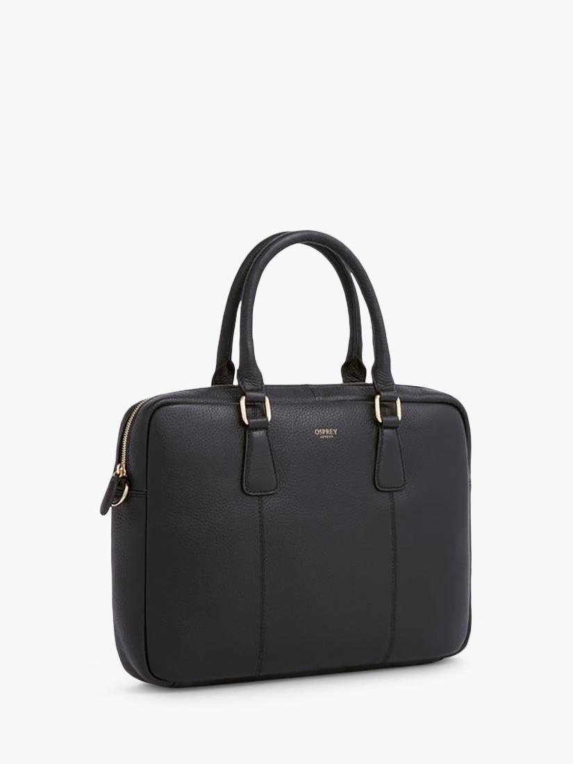 OSPREY LONDON Adaline leather laptop bag - British product