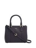 OSPREY LONDON Mini Adaline Leather Grab Bag, Black