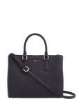 OSPREY LONDON Adaline leather workbag with gold hardware - British brand