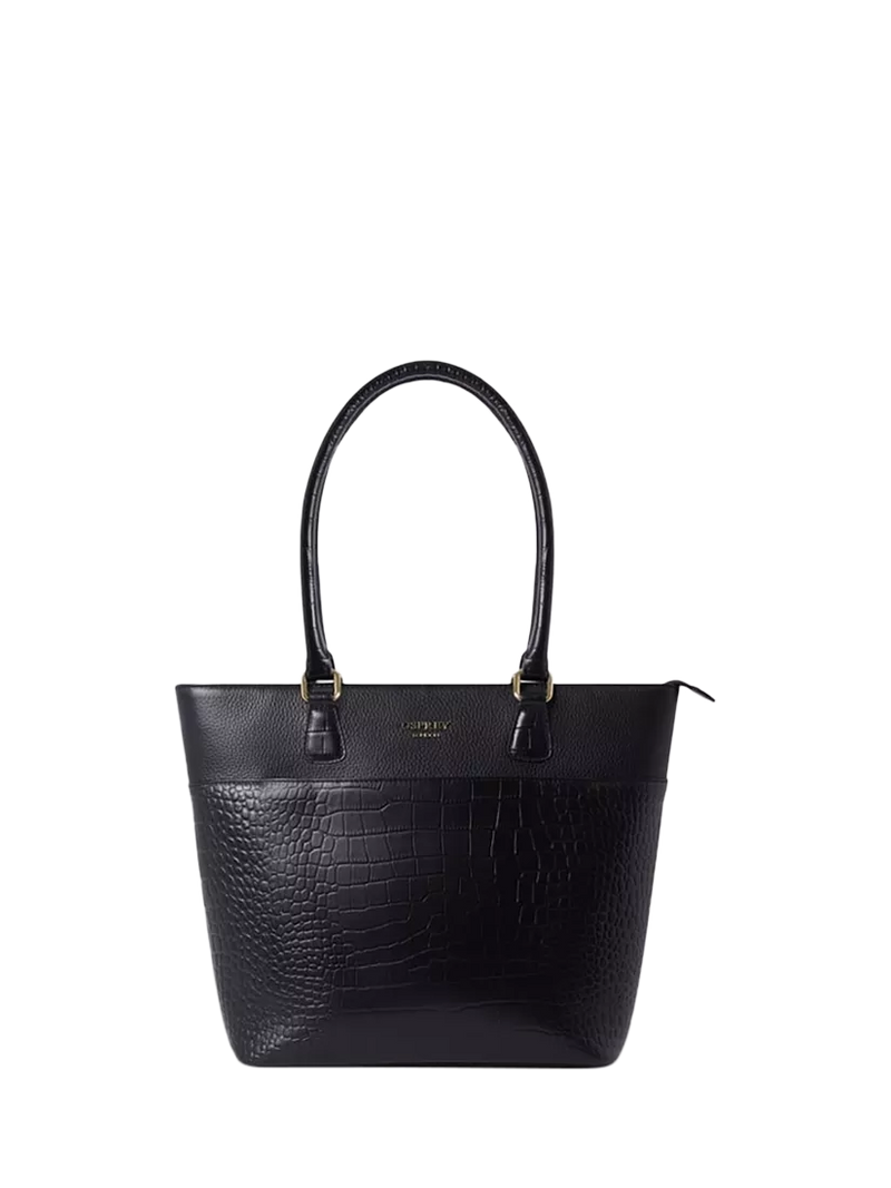 OSPREY LONDON Kellie leather tote bag, imported from the UK