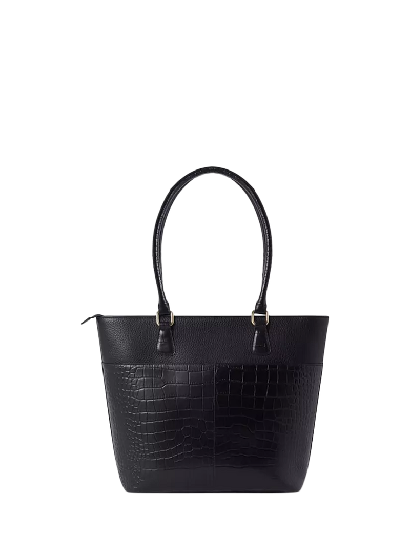 OSPREY LONDON Kellie leather tote bag, imported from the UK