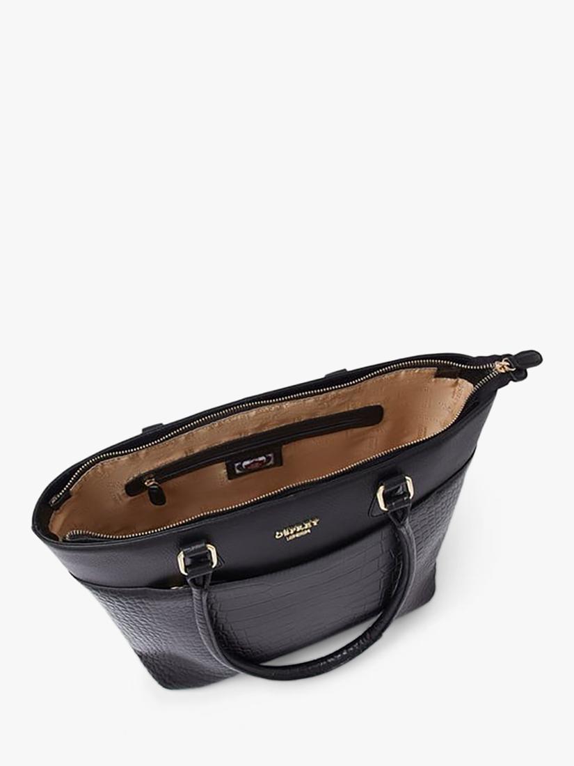 OSPREY LONDON Kellie leather tote bag, imported from the UK