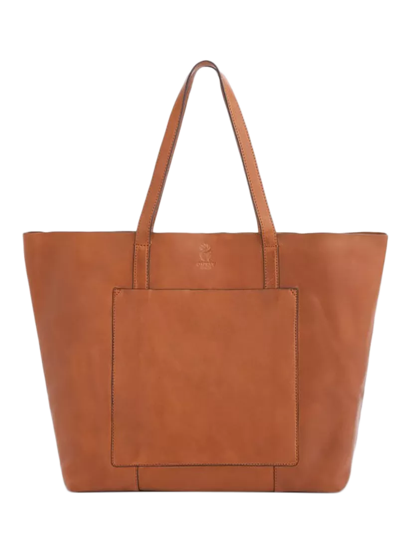 OSPREY LONDON Santa Fe Leather Tote Bag
