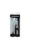 Tweezerman brow grooming set with razor and tweezer, imported from the UK