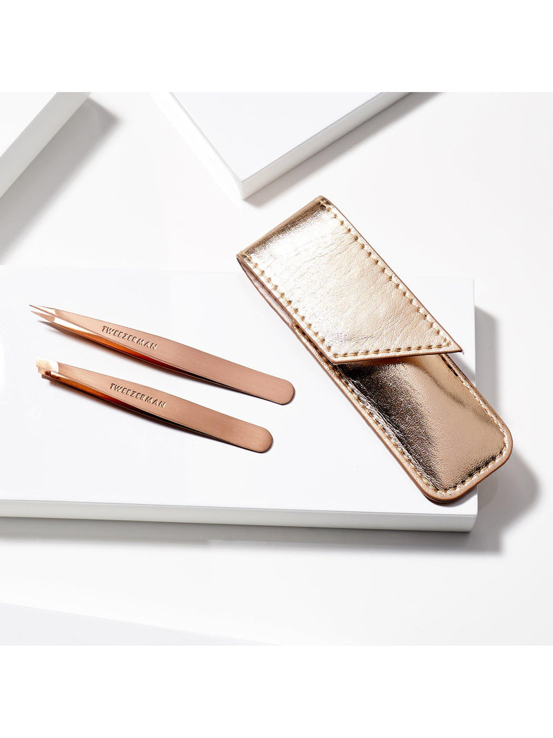 Tweezerman Petite Tweeze Set rose gold - British product