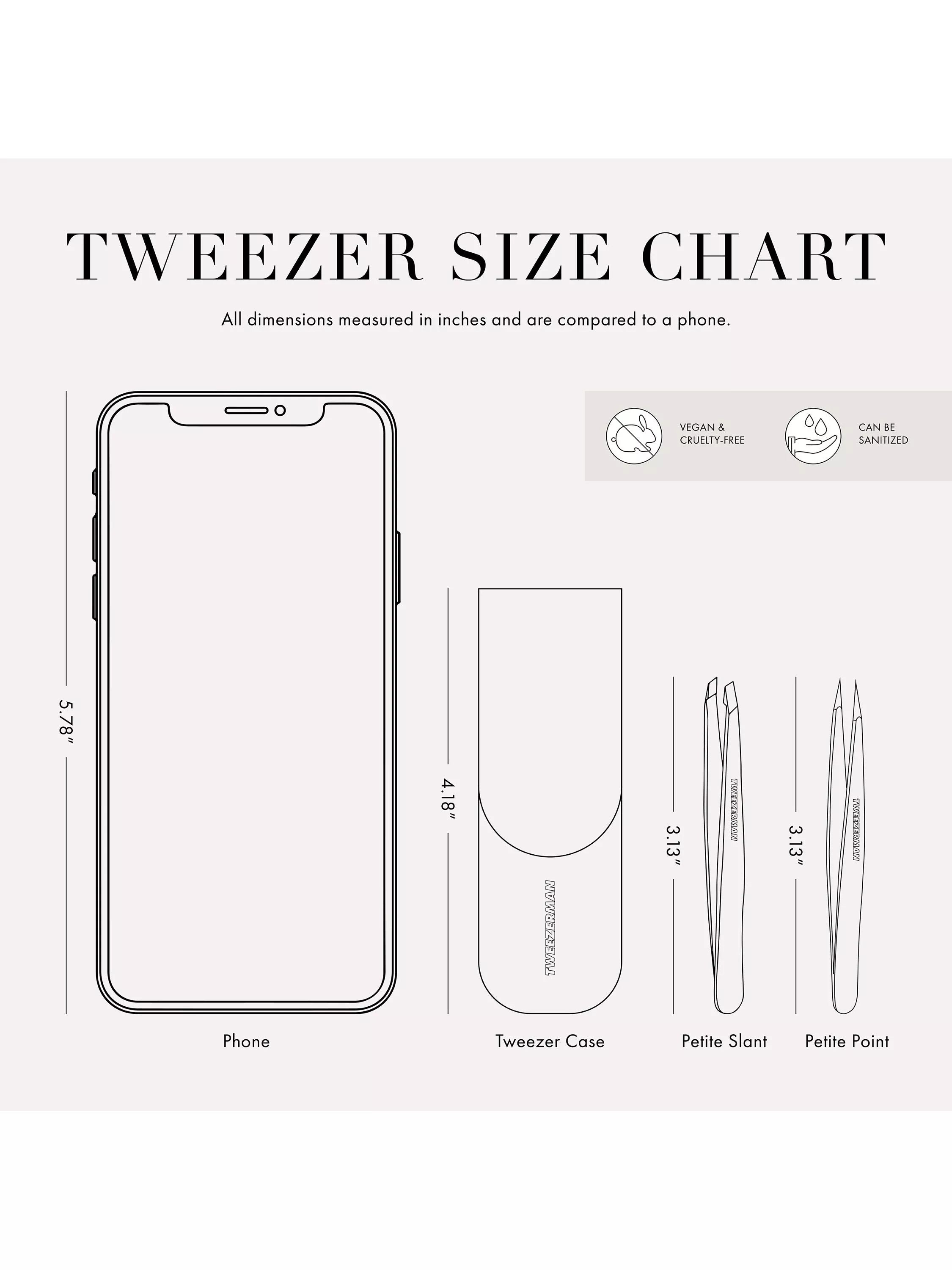 Tweezerman Petite Tweeze Set rose gold - British product