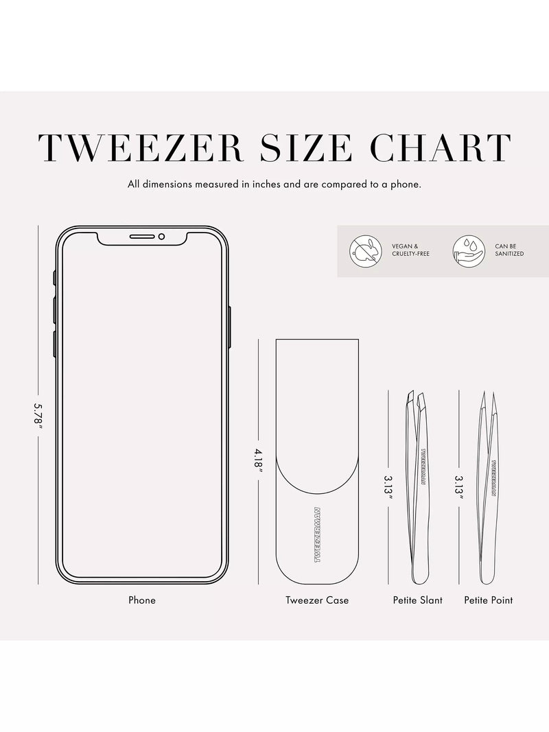 Tweezerman Petite Tweeze Set rose gold - British product
