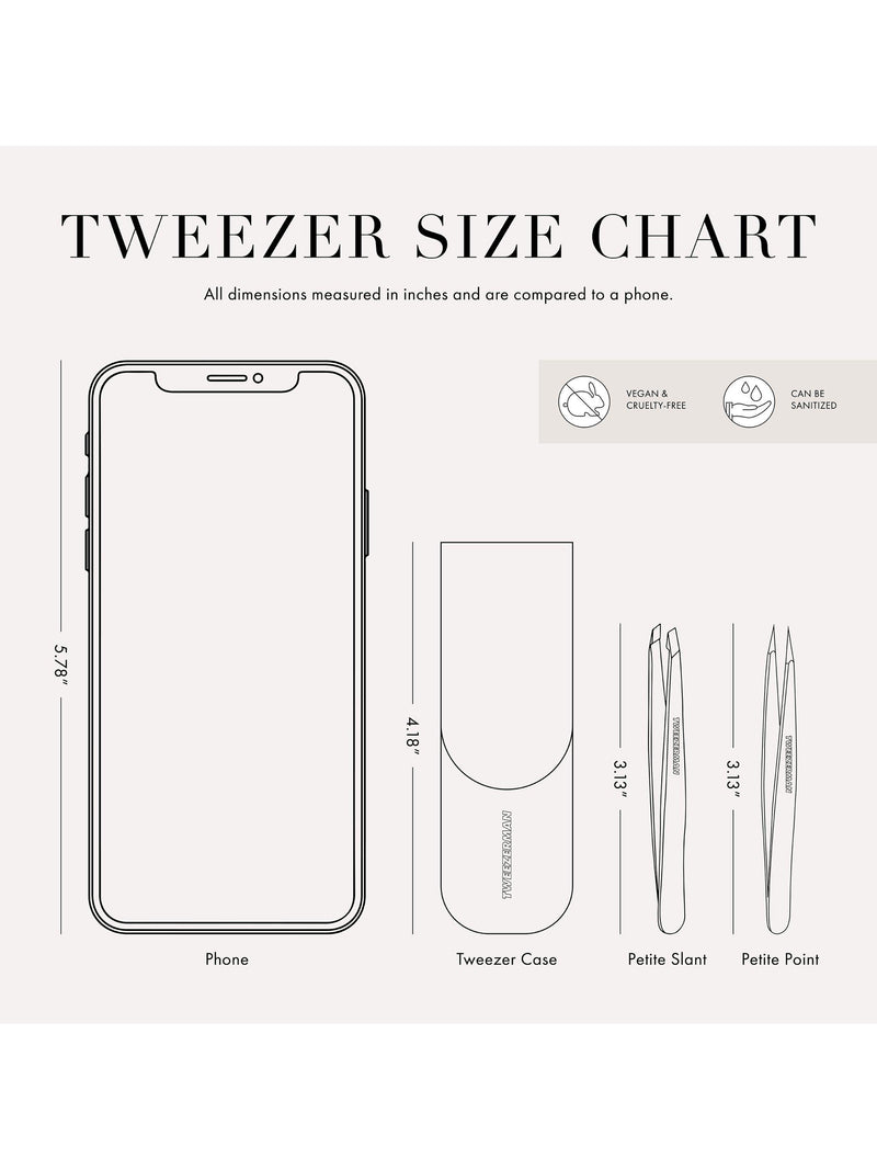 Tweezerman Petite Tweeze Set rose gold - British product