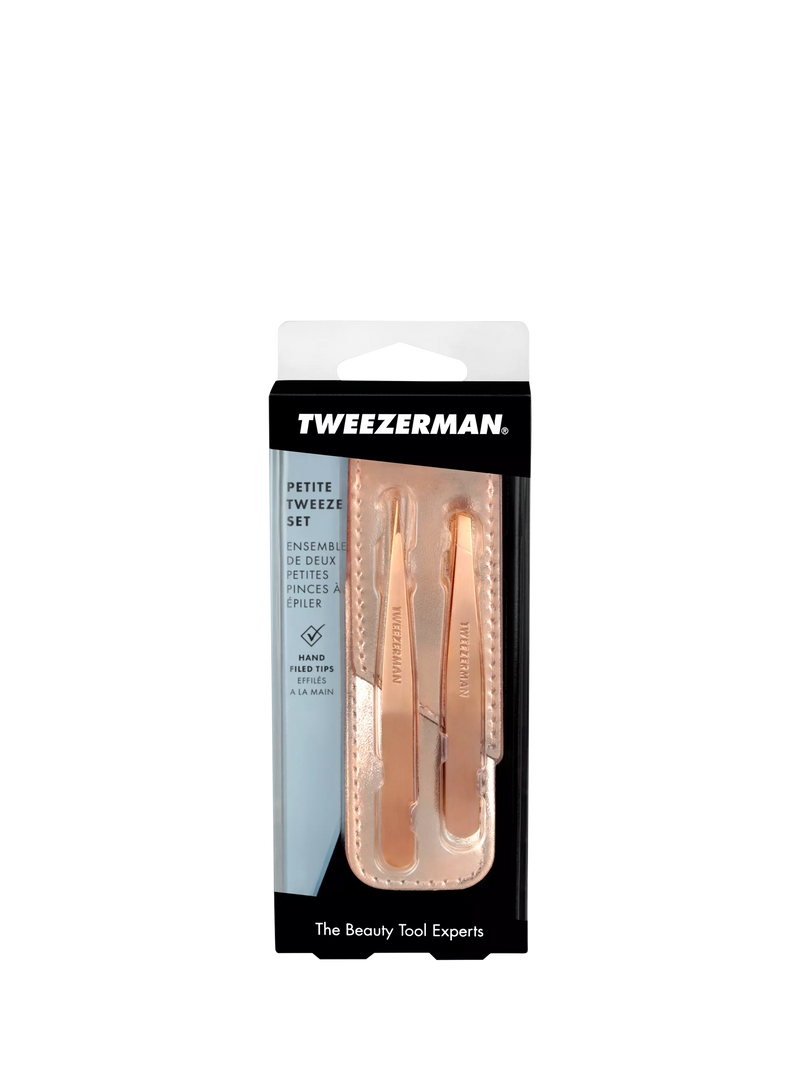 Tweezerman Petite Tweeze Set rose gold - British product