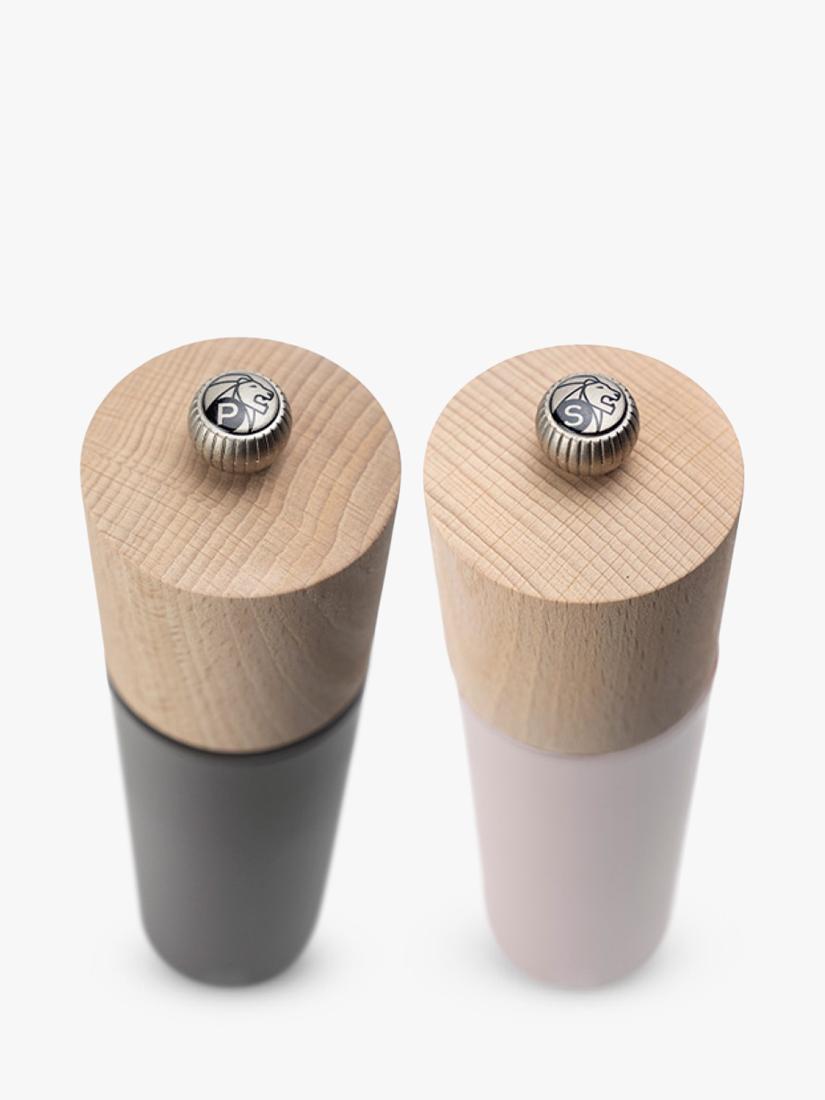 Peugeot Boreal salt and pepper mill set grey rose - British product