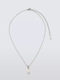 Lido sterling silver pearl pendant with cubic zirconia (British brand)