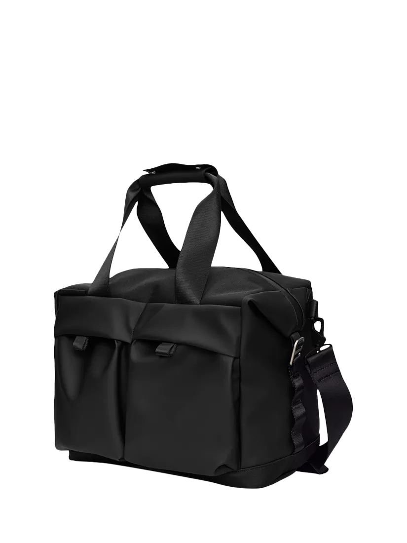 Rains Small Otaru Weekend Bag 23L Black colour, UK version