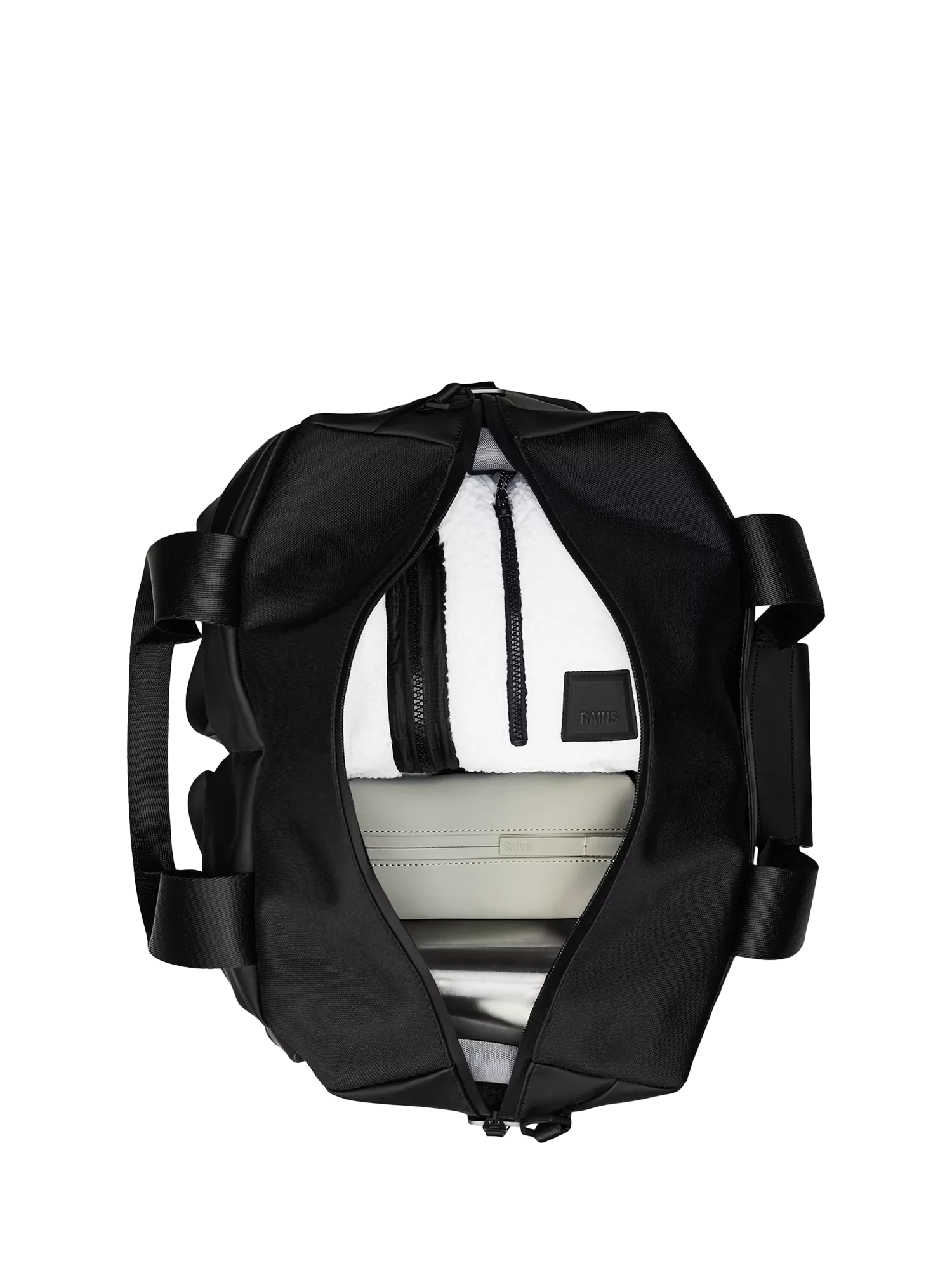 Rains Small Otaru Weekend Bag 23L Black colour, UK version