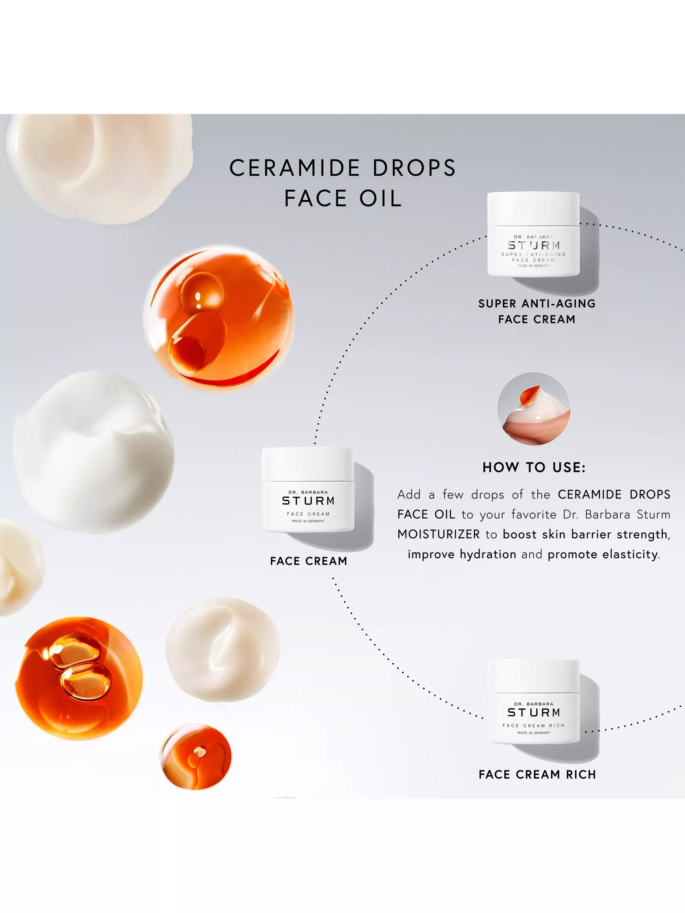 Dr. Barbara Sturm face oil Ceramide Drops 30ml - British product