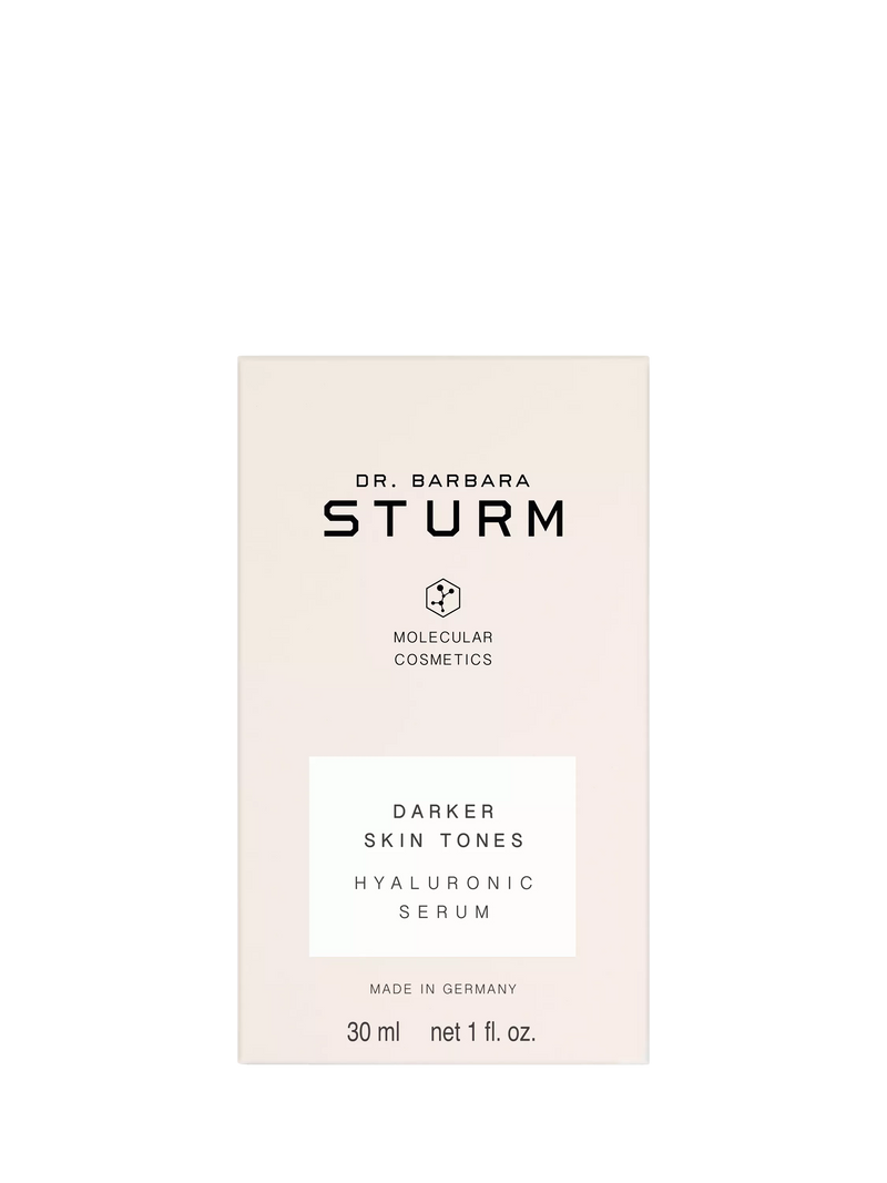 Dr. Sturm darker skin tones hyaluronic serum 30ml, imported from the UK
