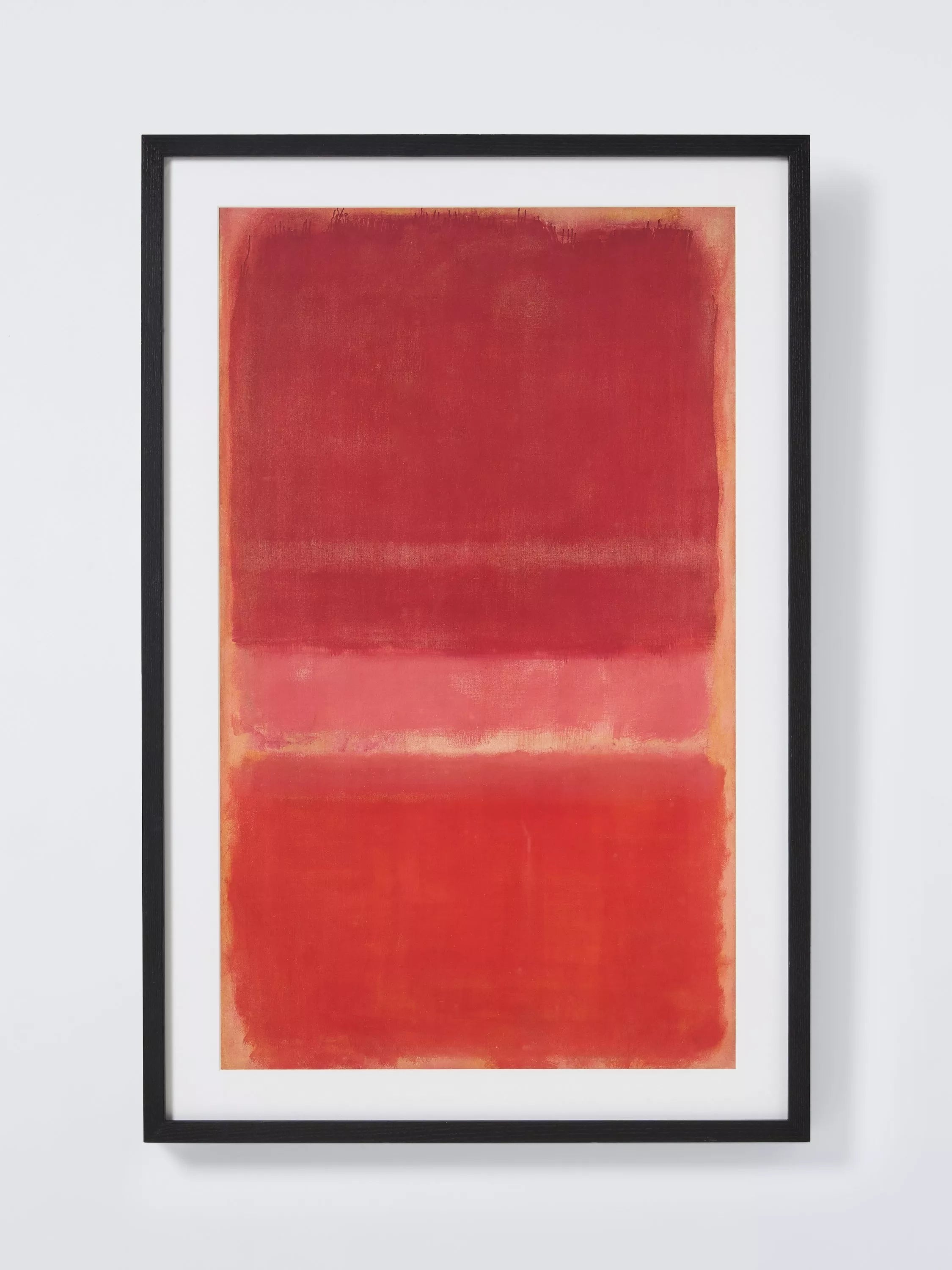 John Lewis Rothko Untitled Red framed print 88.5x58.5cm - British product