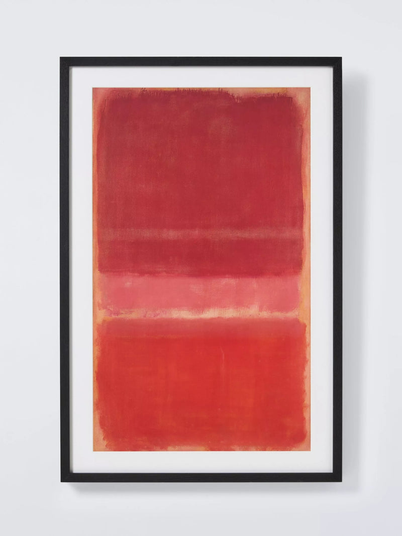 John Lewis Rothko Untitled Red framed print 88.5x58.5cm - British product