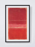 John Lewis Rothko Untitled Red framed print 88.5x58.5cm - British product