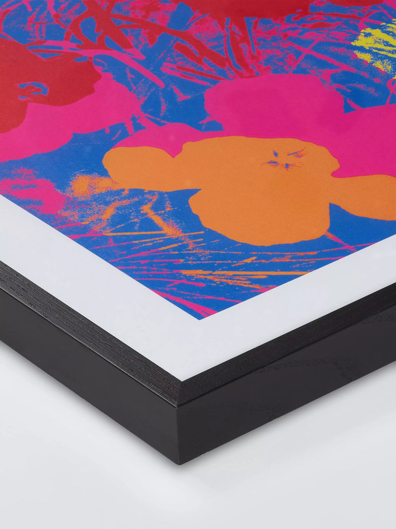 John Lewis Andy Warhol Flowers 1970 framed print 52.5cm, imported from the UK