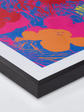 John Lewis Andy Warhol Flowers 1970 framed print 52.5cm, imported from the UK