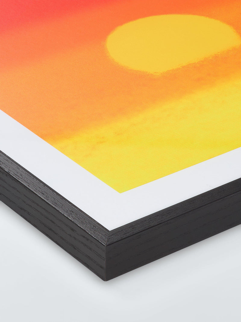 John Lewis framed print Andy Warhol Sunset Orange Yellow 52.5cm, imported from the UK