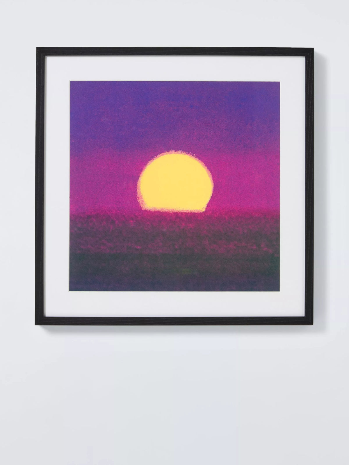 John Lewis Andy Warhol Sunset Purple framed print 52.5cm - British product
