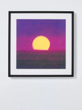John Lewis Andy Warhol Sunset Purple framed print 52.5cm - British product