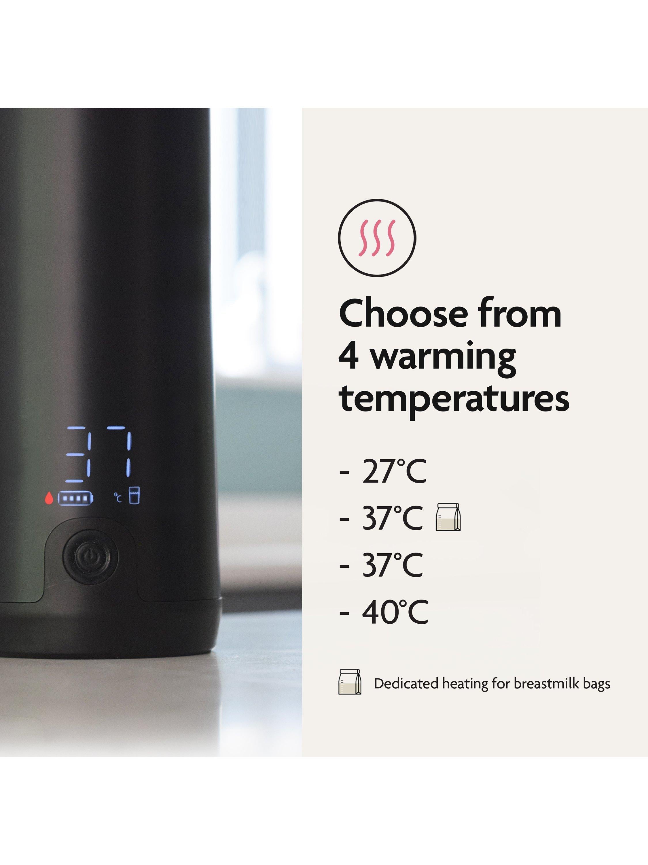 Baby Brezza portable bottle warmer black (British brand)