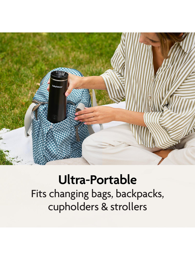 Baby Brezza portable bottle warmer black (British brand)