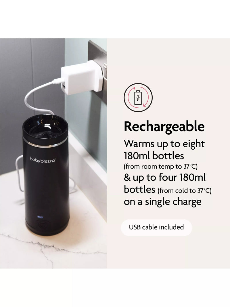 Baby Brezza portable bottle warmer black (British brand)