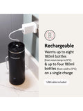 Baby Brezza portable bottle warmer black (British brand)