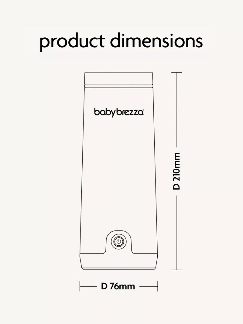 Baby Brezza portable bottle warmer black (British brand)