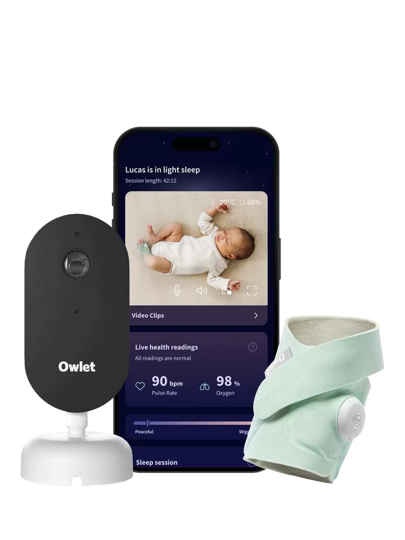 Owlet Dream Duo baby monitor Mint (British brand)