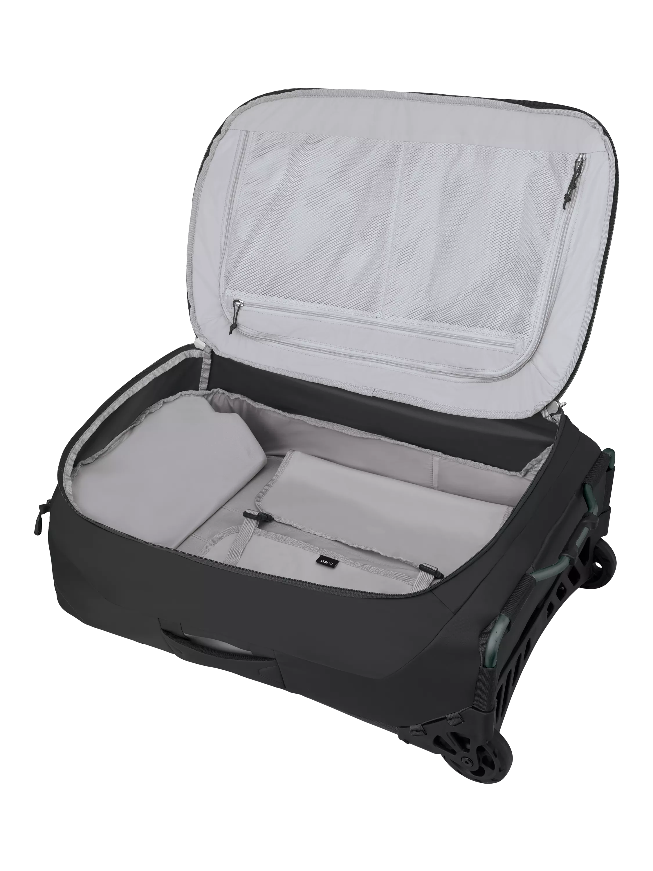 Osprey Ozone 80L black suitcase with 2 wheels (British brand)