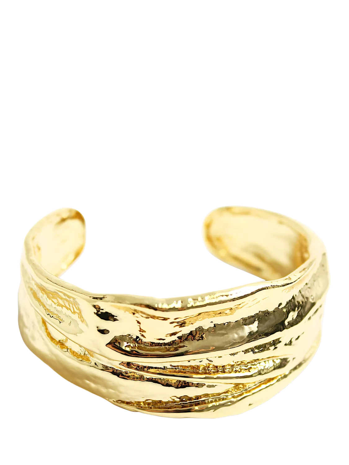 By Alona Carmen cuff gold bangle (British brand)