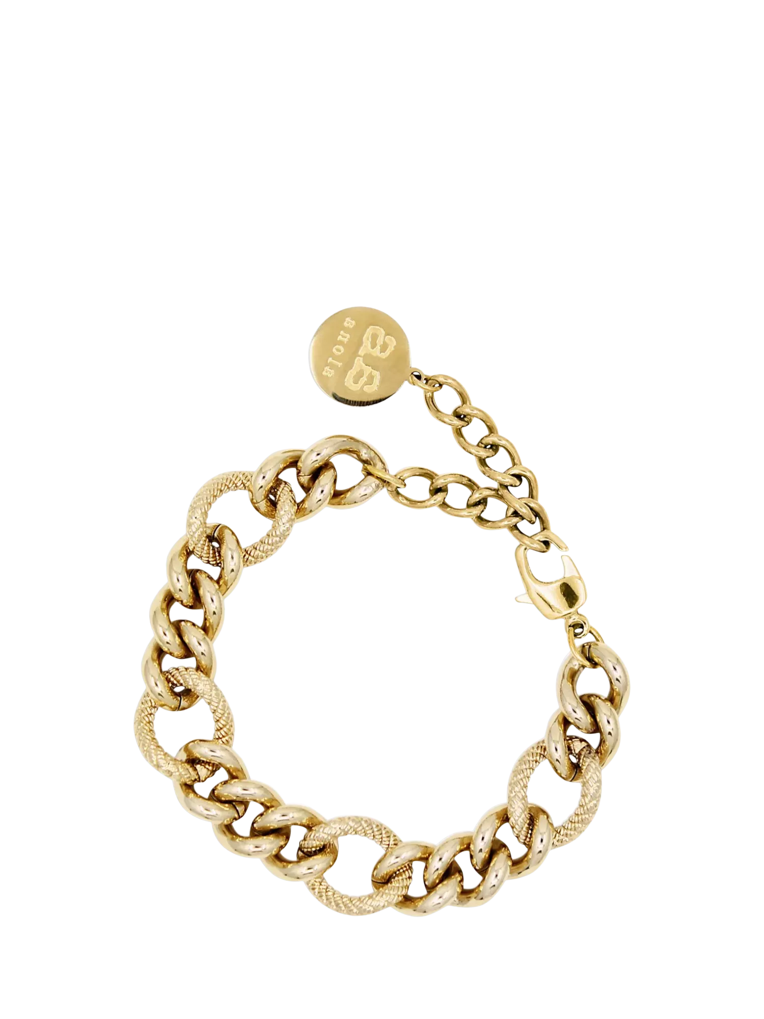 By Alona 18k gold plated bracelet 22cm (British brand)