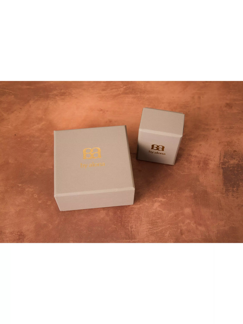 By Alona Noa clip earrings gold plated brass, UK version