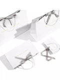 Katie Loxton baby hat and mittens set white, imported from the UK