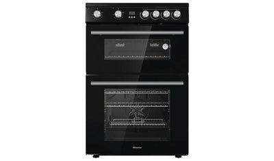Hisense HDE3211BBUK Doppelbackofen Elektroherd Schwarz 60 cm