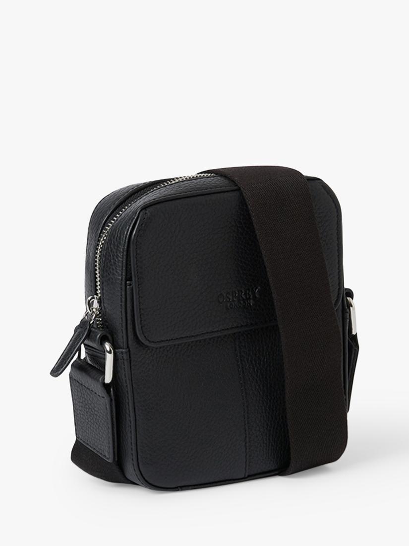 Osprey London Jacob leather phone bag, imported from the UK