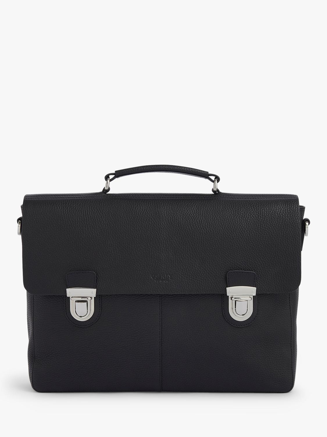 Osprey London Forest Leather briefcase, imported from the UK