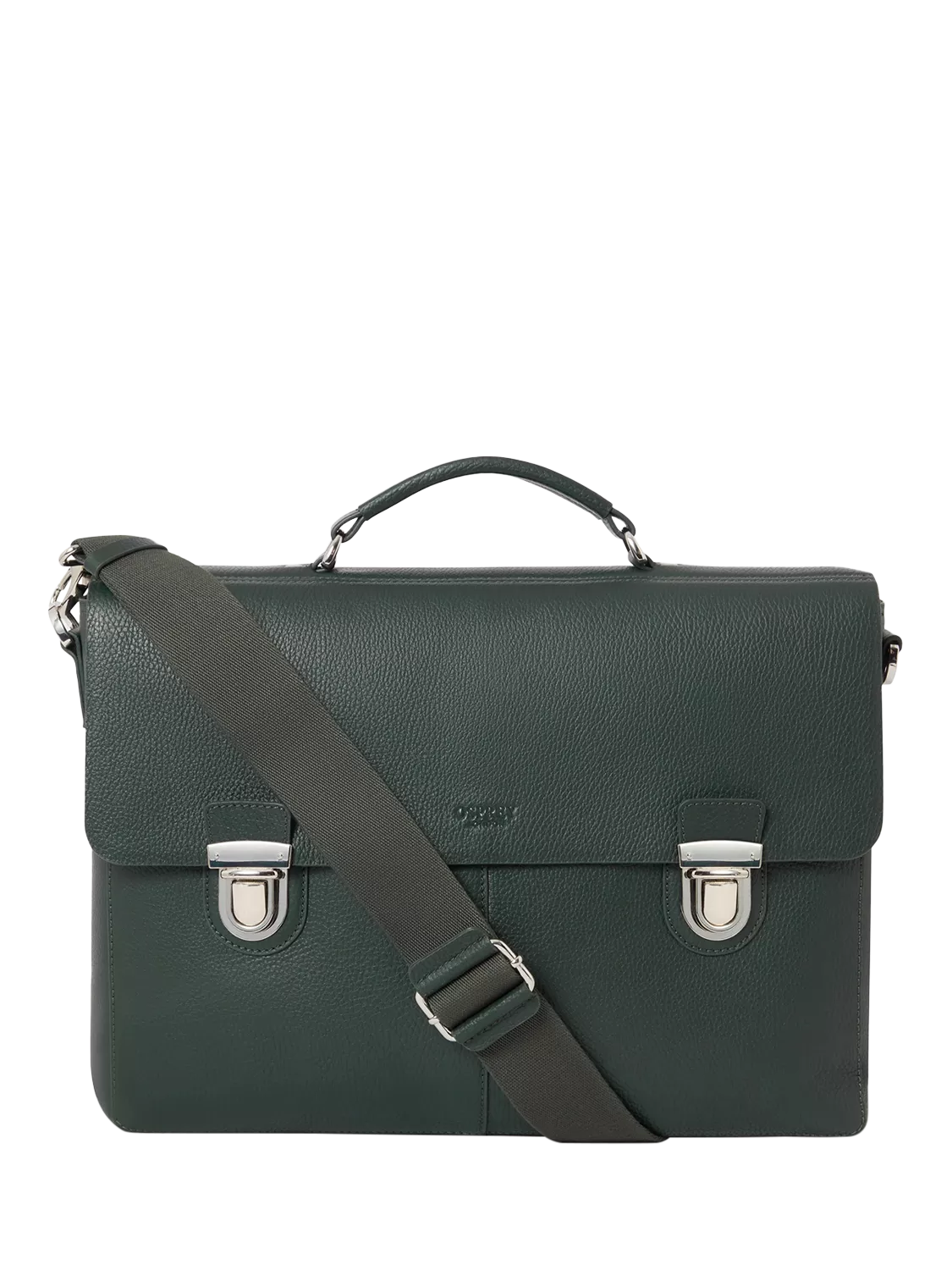Osprey London Forest Leather briefcase, imported from the UK